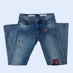 Anthropologie Pilcro patchwork jeans